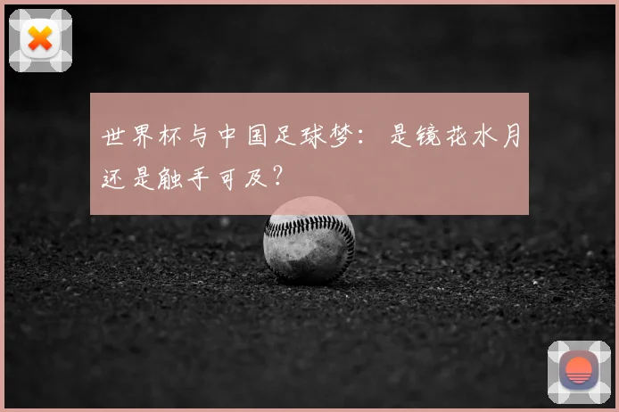 世界杯与中国足球梦:是镜花水月还是触手可及?