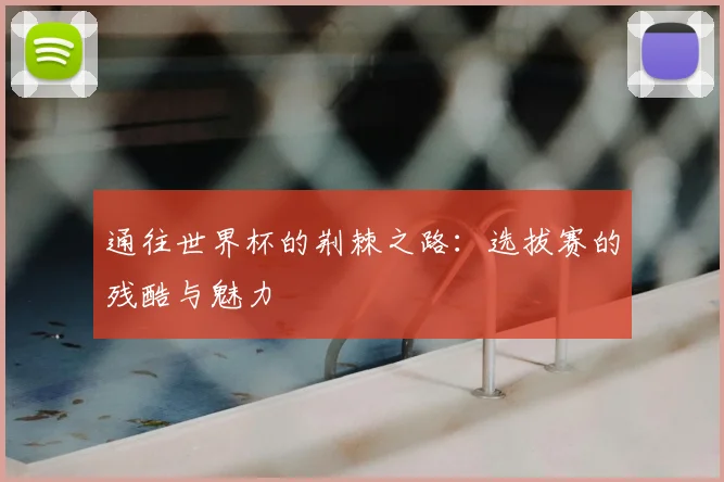 通往世界杯的荆棘之路：选拔赛的残酷与魅力